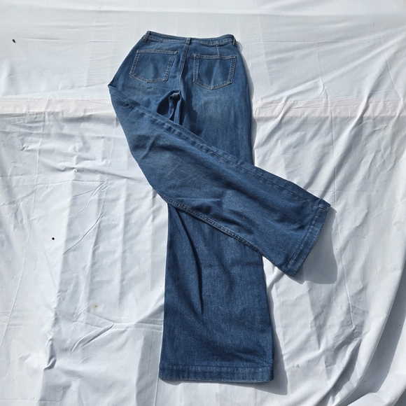 French Connection Indigo Wide Leg Jeans - Picture 7 of 10